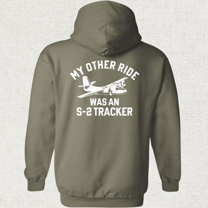 NavyHumor Hoodie Military Green / S My Other Ride Was An S-2 Tracker Hoodie