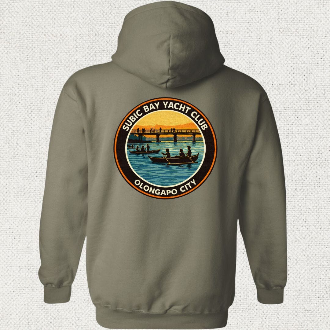 NavyHumor Hoodie Military Green / S Subic Bay Yacht Club Hoodie