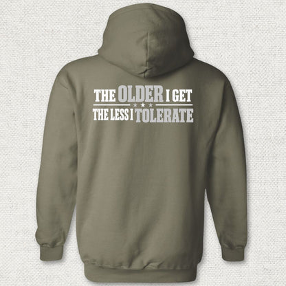 NavyHumor Hoodie Military Green / S The Less I Tolerate Hoodie