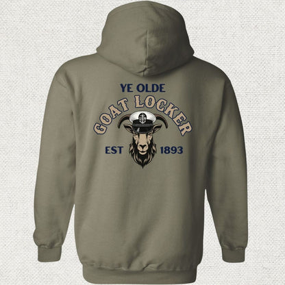 NavyHumor Hoodie Military Green / S Ye Olde Goat Locker Hoodie