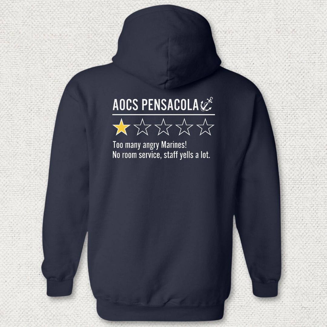 NavyHumor Hoodie Navy / S AOCS Pensacola Review Hoodie