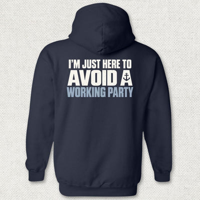 Avoid A Working Party Hoodie