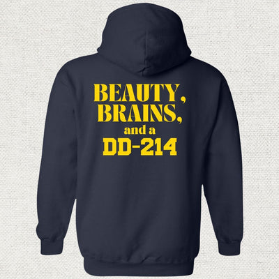 Beauty, Brains, and A DD-214 Hoodie