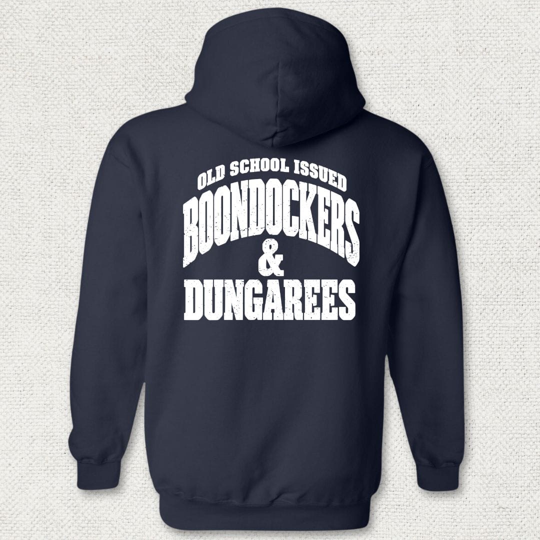 NavyHumor Hoodie Navy / S Boondockers And Dungarees Hoodie