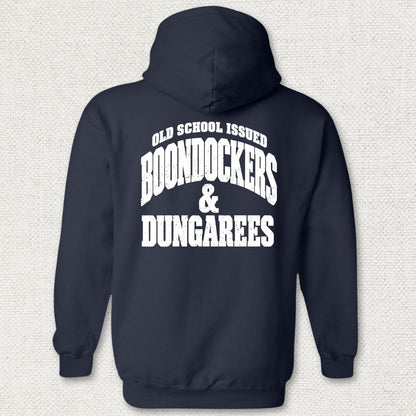 NavyHumor Hoodie Navy / S Boondockers And Dungarees Hoodie