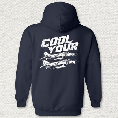 NavyHumor Hoodie Navy / S Cool Your Jets Hoodie