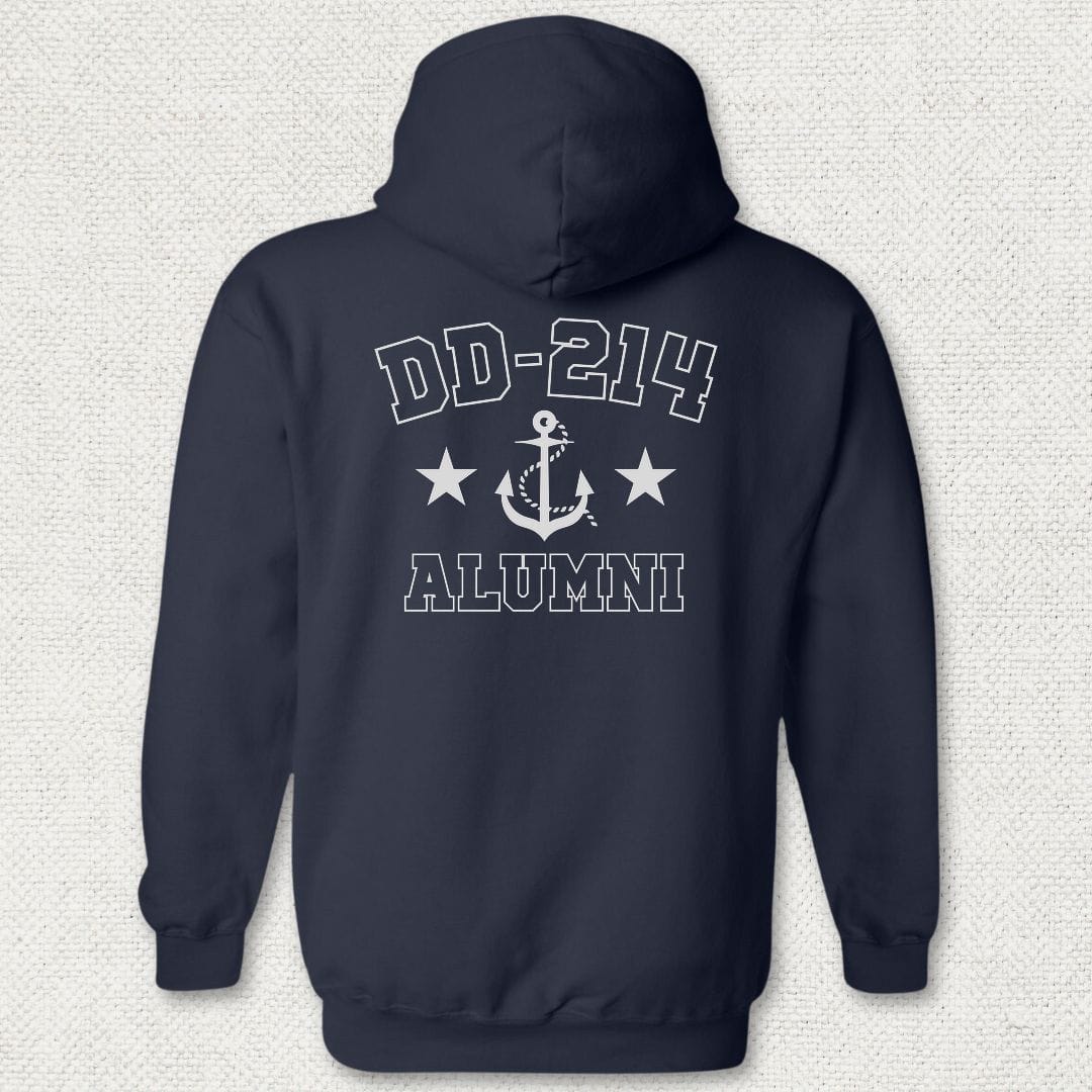NavyHumor Hoodie Navy / S DD-214 Alumni Hoodie