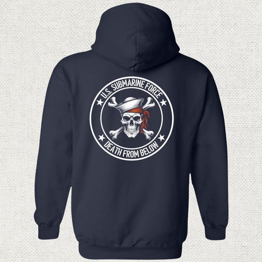 NavyHumor Hoodie Navy / S Death From Below Hoodie
