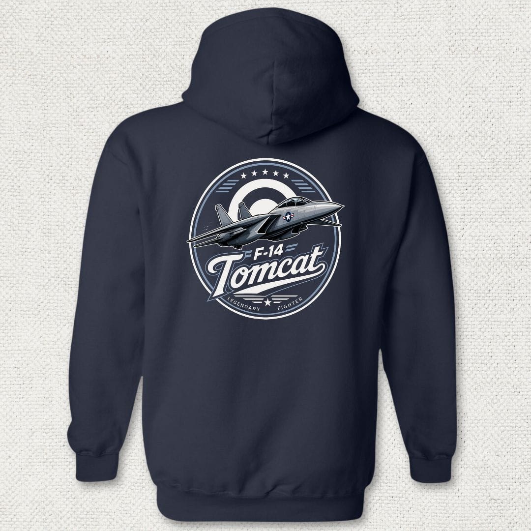 NavyHumor Hoodie Navy / S F-14 Tomcat - Legendary Fighter Hoodie