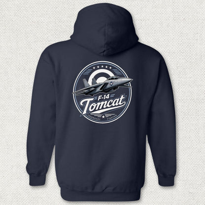 NavyHumor Hoodie Navy / S F-14 Tomcat - Legendary Fighter Hoodie
