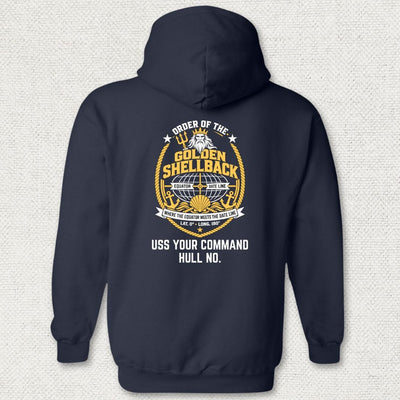 Golden Shellback - Add Your Command Hoodie