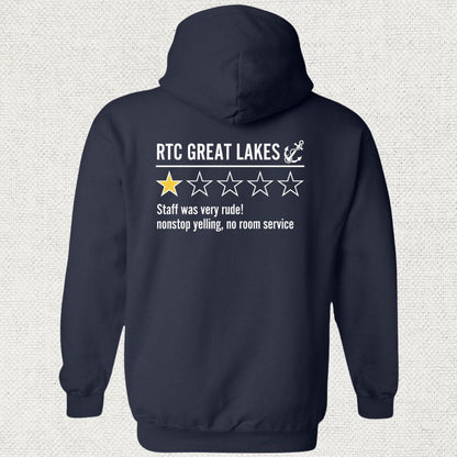NavyHumor Hoodie Navy / S Great Lake Review Hoodie