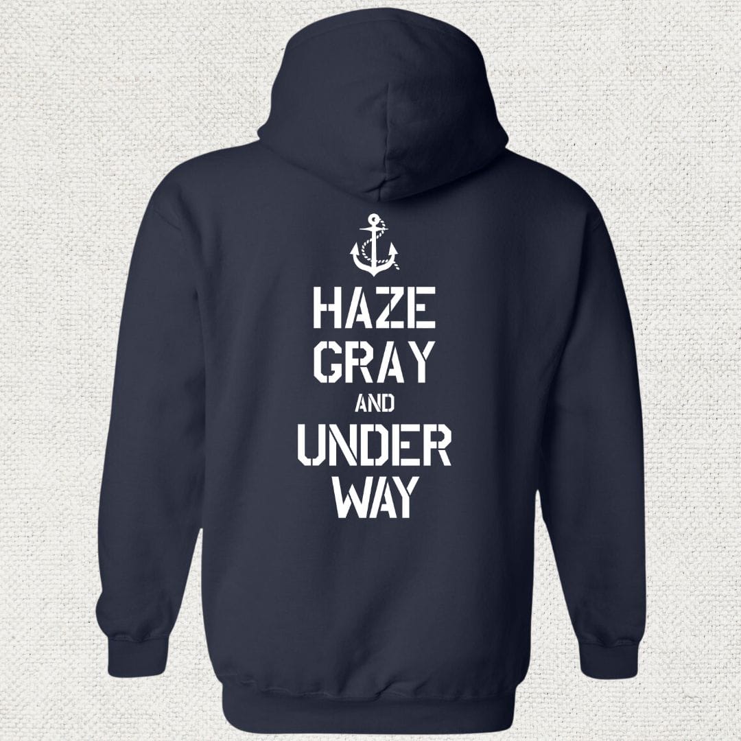 NavyHumor Hoodie Navy / S Haze Gray and Under Way Hoodie
