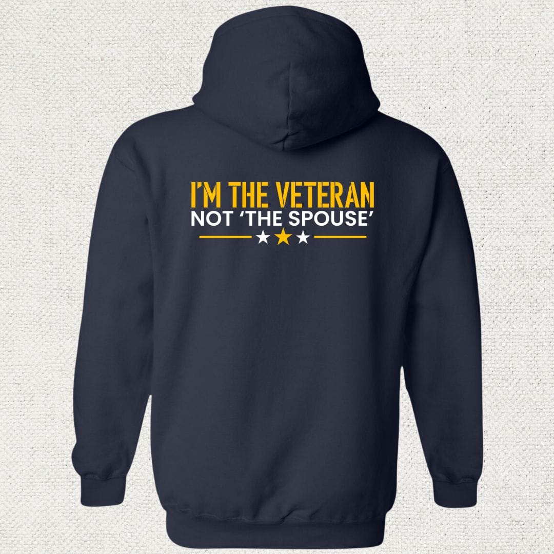 NavyHumor Hoodie Navy / S I'm The Veteran Hoodie