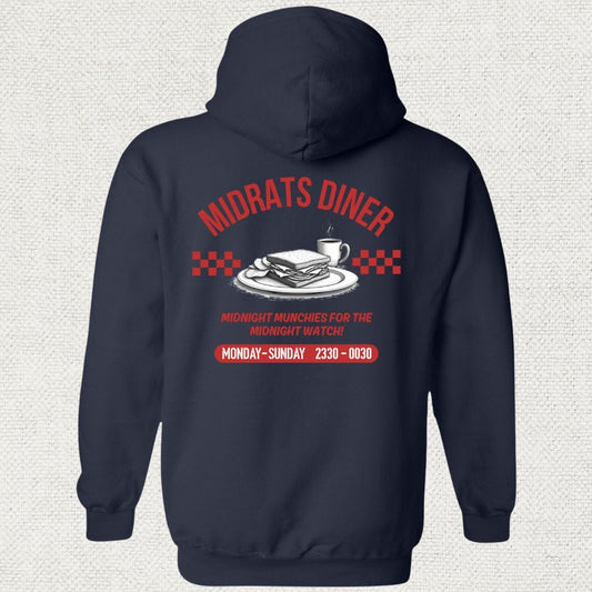 NavyHumor Hoodie Navy / S Midrats Diner Hoodie