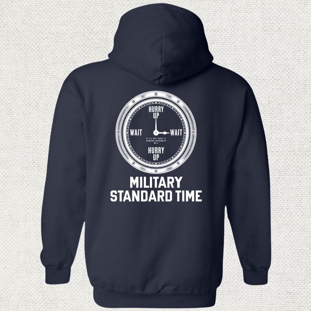 NavyHumor Hoodie Navy / S Military Standard Time Hoodie
