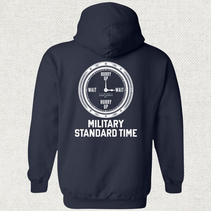 NavyHumor Hoodie Navy / S Military Standard Time Hoodie