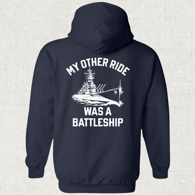 My Other Ride Was A Battleship Hoodie
