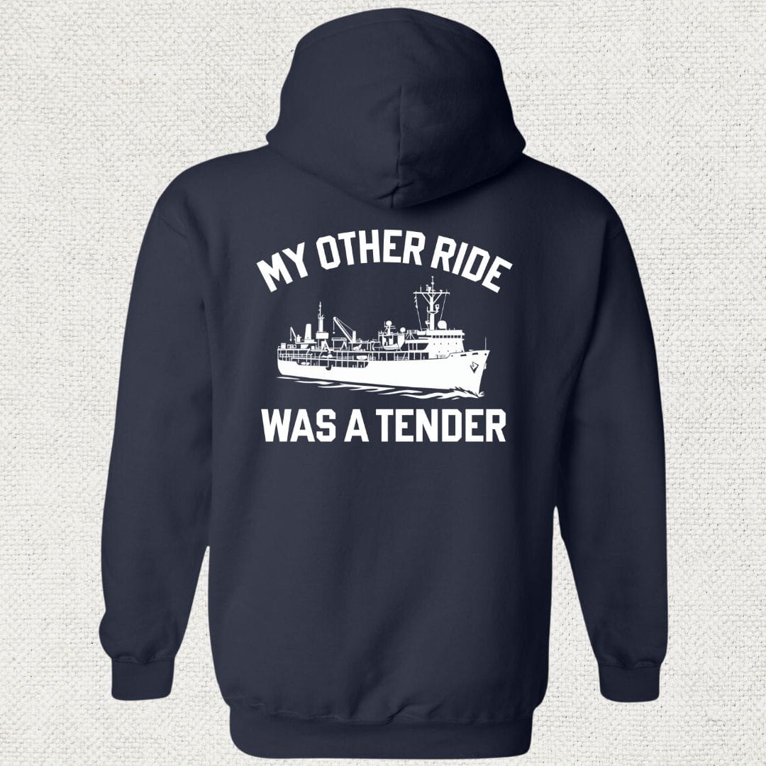 NavyHumor Hoodie Navy / S My Other Ride Was A Fast Attack Hoodie