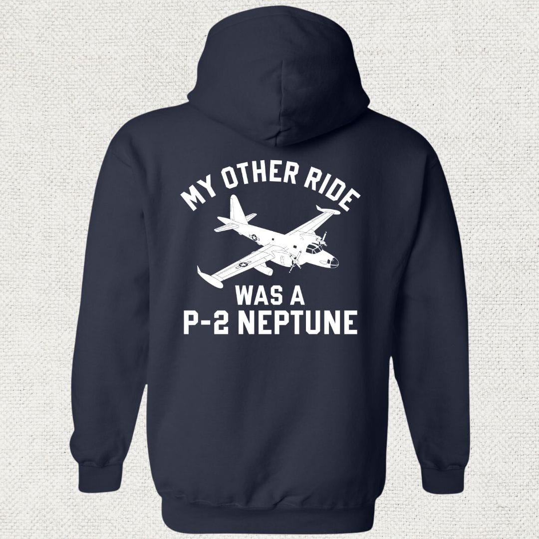 NavyHumor Hoodie Navy / S My Other Ride Was A P-2 Neptune Hoodie