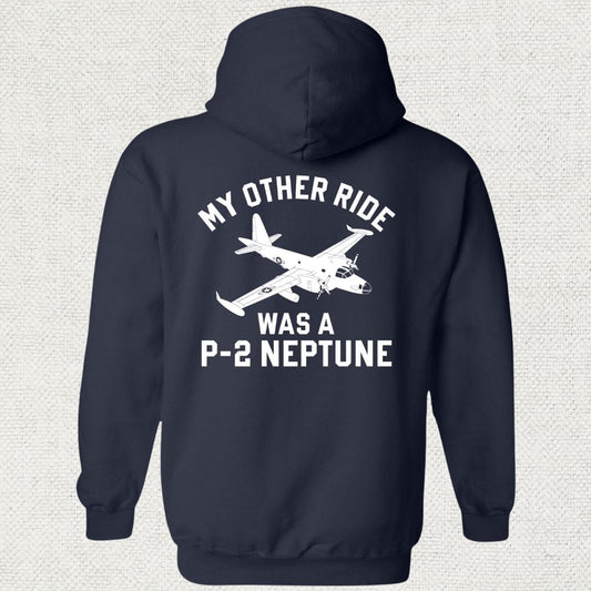 NavyHumor Hoodie Navy / S My Other Ride Was A P-2 Neptune Hoodie