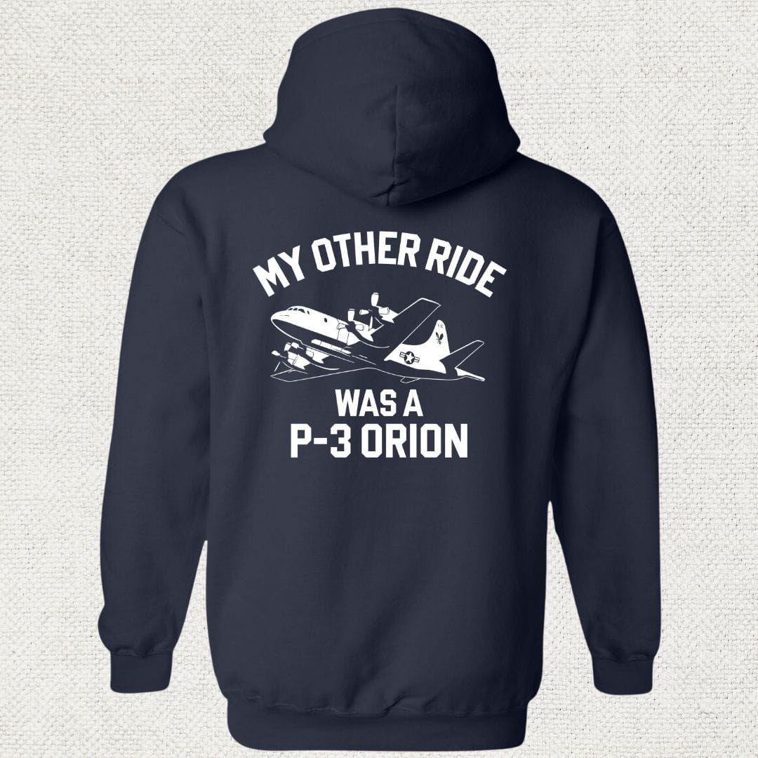 NavyHumor Hoodie Navy / S My Other Ride Was A P-3 Orion Hoodie