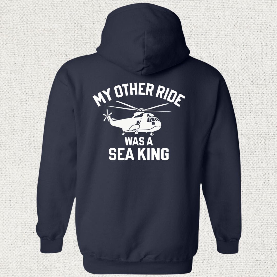 NavyHumor Hoodie Navy / S My Other Ride Was A Sea King Hoodie