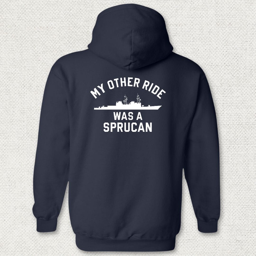 NavyHumor Hoodie Navy / S My Other Ride Was A Sprucan Hoodie