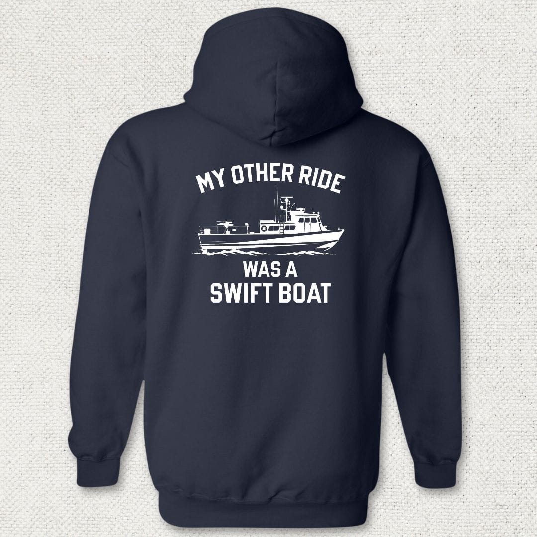 NavyHumor Hoodie Navy / S My Other Ride Was A Swift Boat Hoodie
