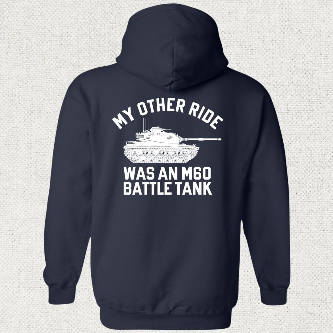 NavyHumor Hoodie Navy / S My Other Ride Was An M60 Hoodie