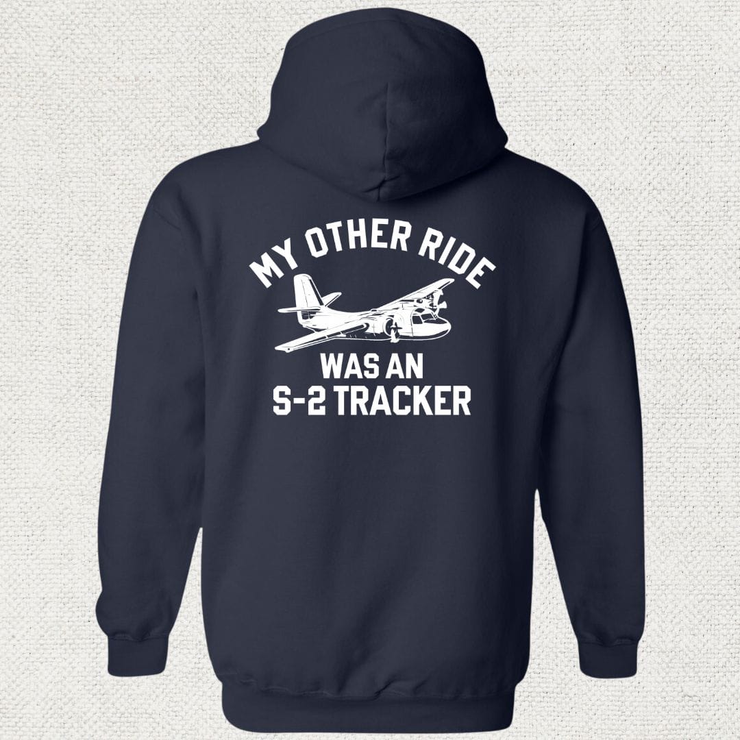 NavyHumor Hoodie Navy / S My Other Ride Was An S-2 Tracker Hoodie