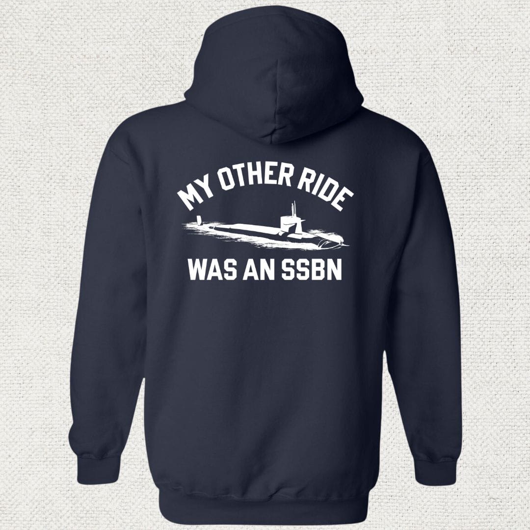NavyHumor Hoodie Navy / S My Other Ride Was An SSBN Hoodie