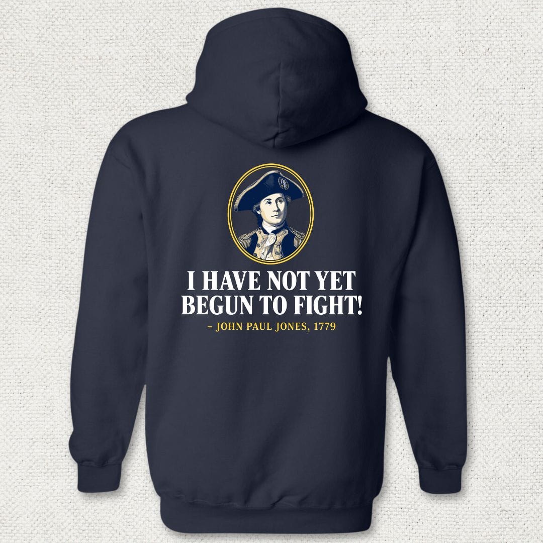 NavyHumor Hoodie Navy / S Not Yet Begun To Fight - JPJ Hoodie