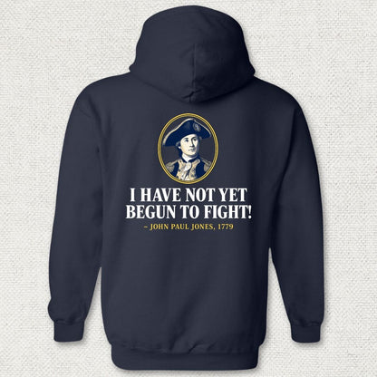 NavyHumor Hoodie Navy / S Not Yet Begun To Fight - JPJ Hoodie