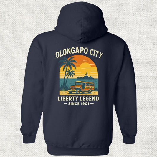NavyHumor Hoodie Navy / S Olongapo City - Liberty Legend Hoodie