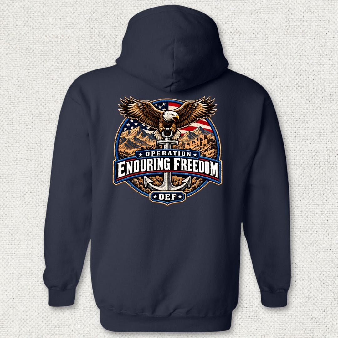 NavyHumor Hoodie Navy / S Operation Enduring Freedom Hoodie