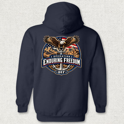 NavyHumor Hoodie Navy / S Operation Enduring Freedom Hoodie