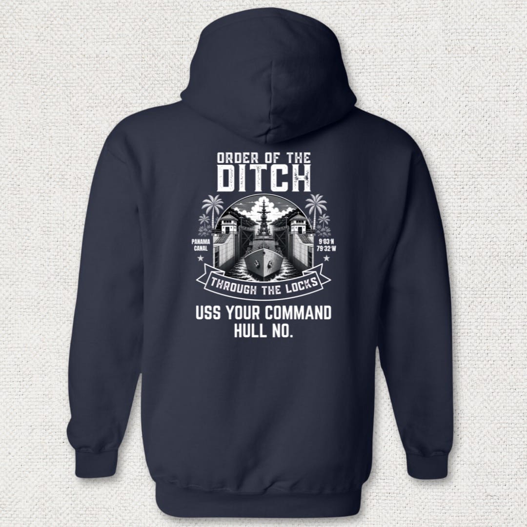 NavyHumor Hoodie Navy / S Order of the Ditch - Add Your Command Hoodie