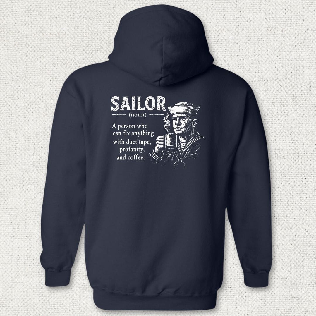 NavyHumor Hoodie Navy / S Sailor Definition - Male Hoodie