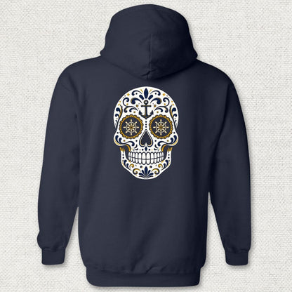 NavyHumor Hoodie Navy / S Sailor Sugar Skull Hoodie