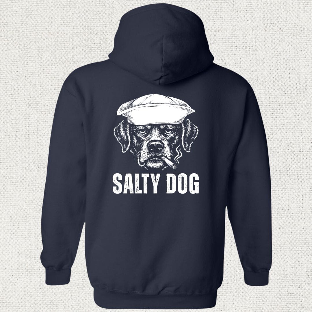 NavyHumor Hoodie Navy / S Salty Dog Hoodie