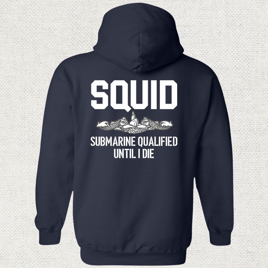 NavyHumor Hoodie Navy / S SQUID - Submarine Qualified Hoodie