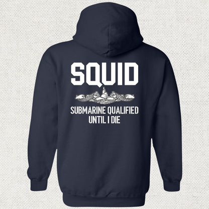 NavyHumor Hoodie Navy / S SQUID - Submarine Qualified Hoodie