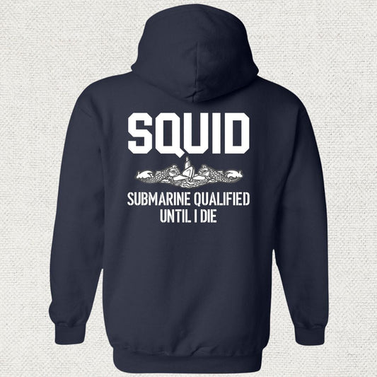 NavyHumor Hoodie Navy / S SQUID - Submarine Qualified Hoodie
