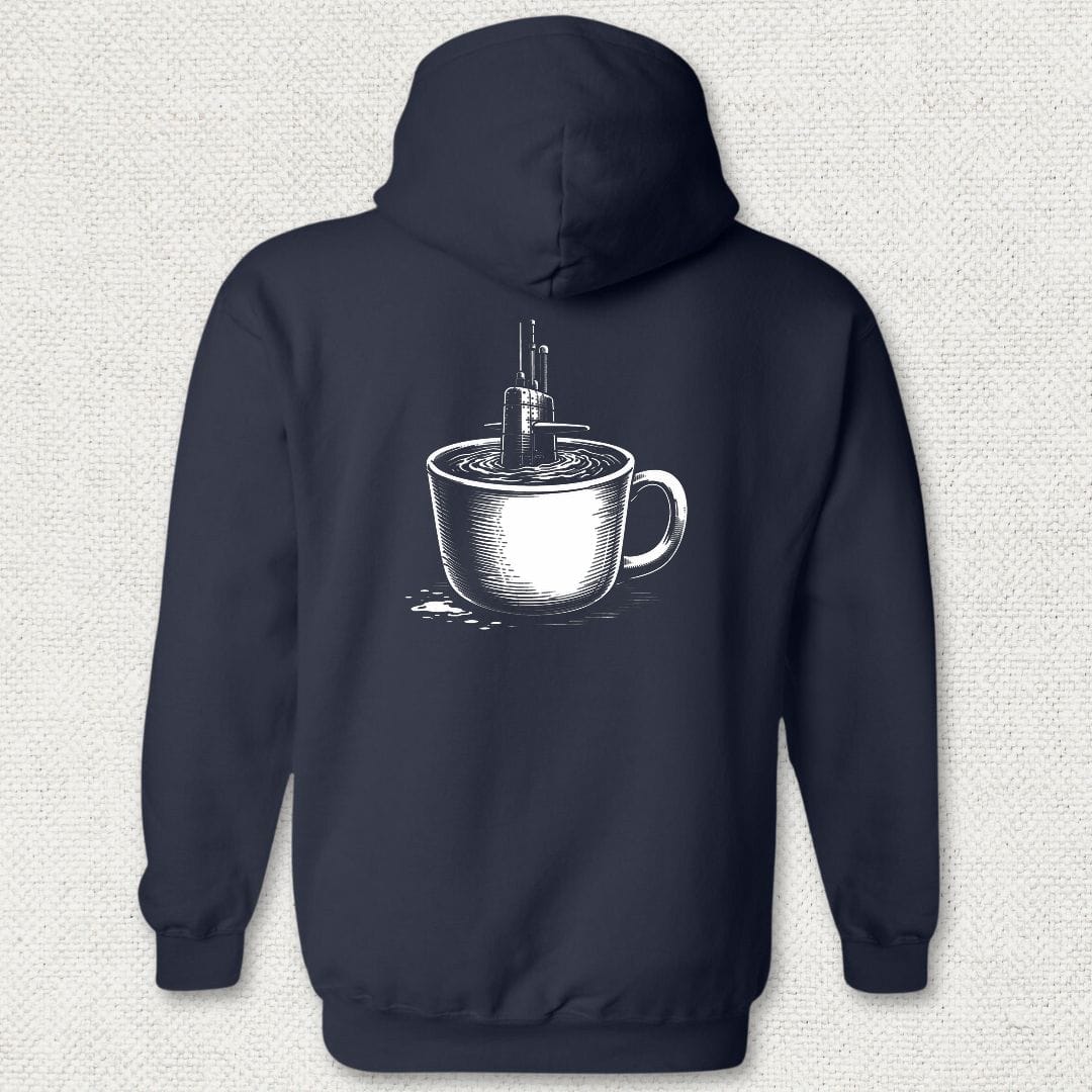NavyHumor Hoodie Navy / S Sub In A Cup Hoodie