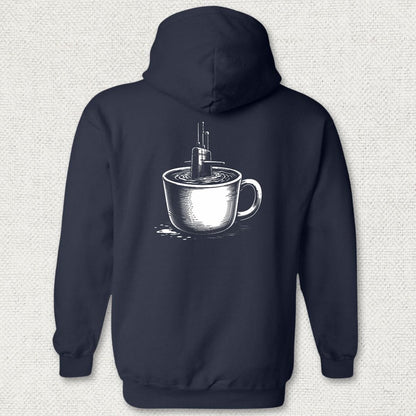 NavyHumor Hoodie Navy / S Sub In A Cup Hoodie