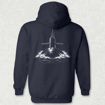 NavyHumor Hoodie Navy / S Surface Running Hoodie