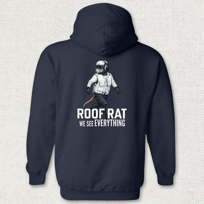 White Roof Rat Hoodie