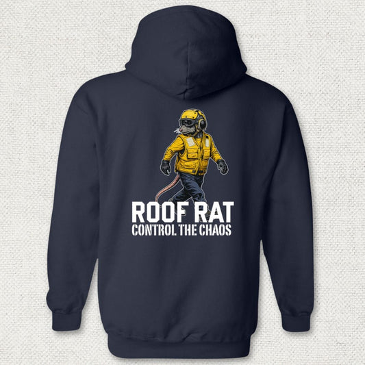 NavyHumor Hoodie Navy / S Yellow Roof Rat Hoodie
