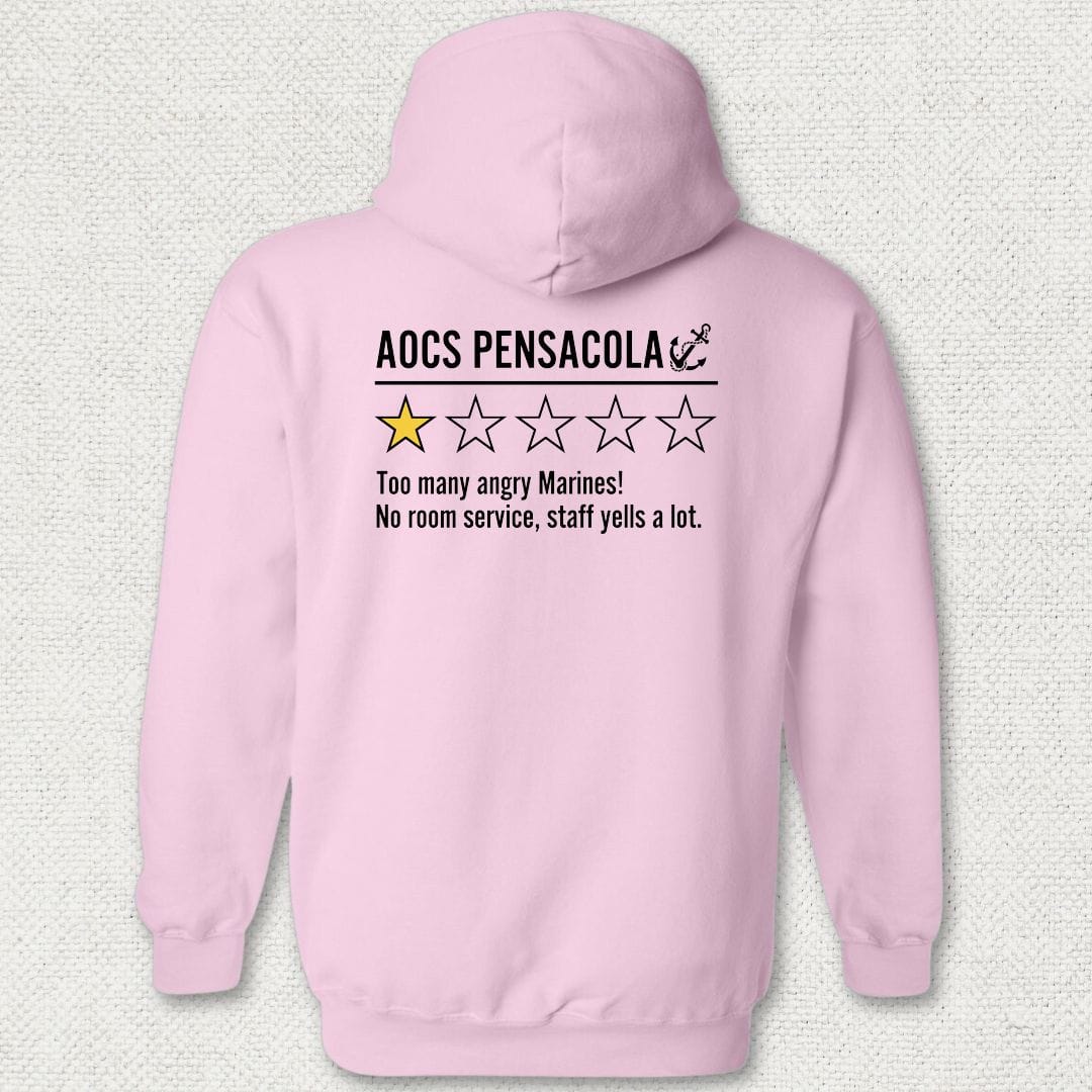 NavyHumor Hoodie Pink / S AOCS Pensacola Review Hoodie